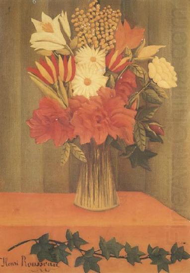 Bouquet of Flowers, Henri Rousseau